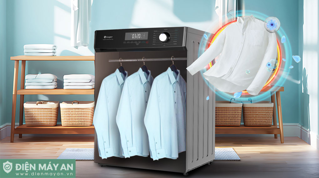 Máy sấy bơm nhiệt Casper 9 kg TD-P9HG1